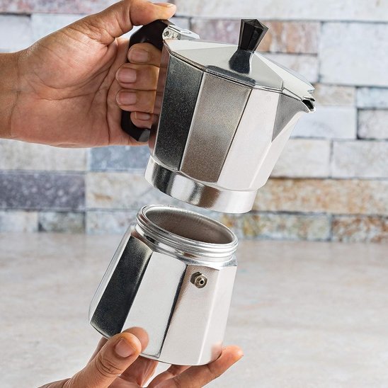 Cafetière italienne | Eleganza Inox - morad bya lmcuisiner momobya2171