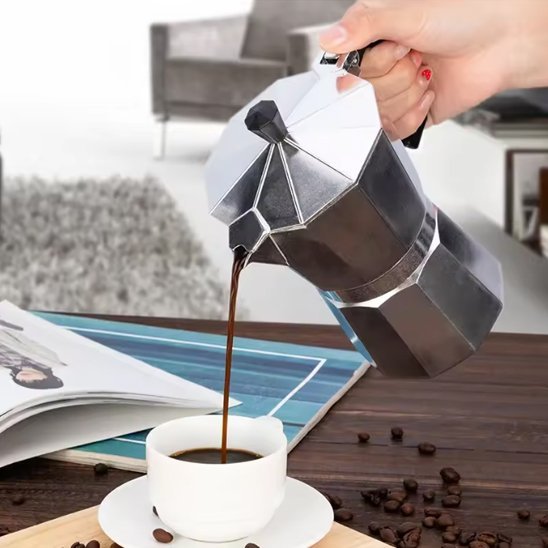 Cafetière italienne | Eleganza Inox - morad bya lmcuisiner momobya2171