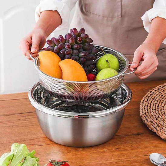 Passoire Inox | Ergonomique - morad bya lmcuisiner momobya2171