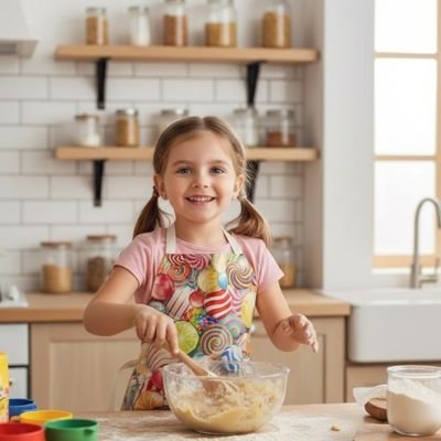 petite-fille-portant-tablier-motifs-sucon-melange-gateau