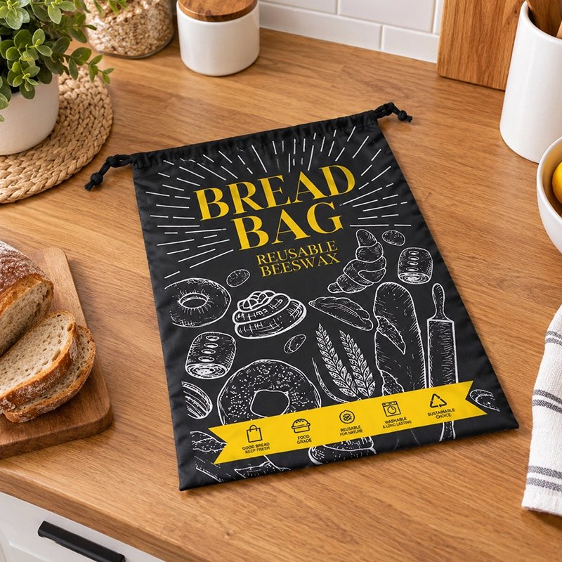 Sac-à-pain-poser-sur-comptoir-de-cuisine-​ecrit-bread-bag-illustrer-graphique-boulangerie