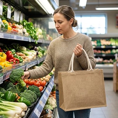 femme-dans-super-marcher-portant-au-bras-sac-cabas-en-toile-de-jute-couleur-beige-naturel-au-bras-choisissant-un-brocoli
