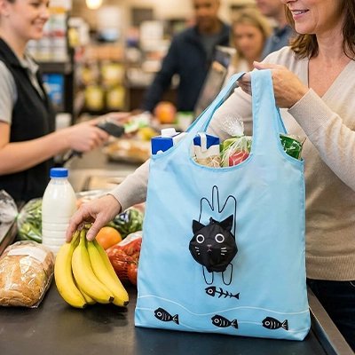 Sac de courses | Réutilisable et Résistant - morad bya lmcuisiner momobya2171