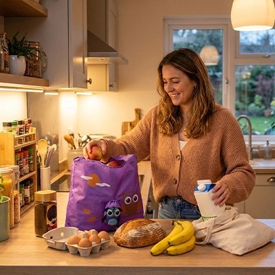 Sac de courses | Réutilisable et Résistant - morad bya lmcuisiner momobya2171