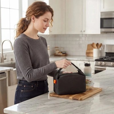une-femme-prepare-son-sac-isotherme-noir-dans-une-cuisine-moderne-compact-elegant-et-muni-dune-poigner-pratique-il-est-ideal-pour-transporter-ses-repas-au-quotidien