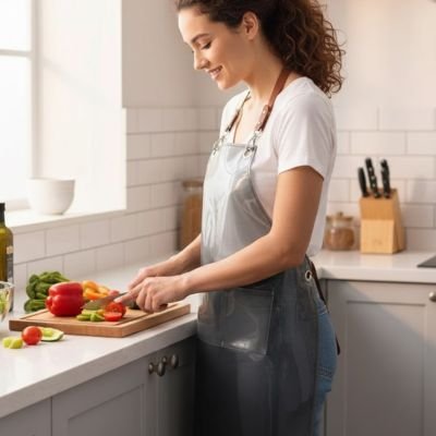 Tablier de cuisine élégant et durable | Chef Protect - morad bya lmcuisiner momobya2171